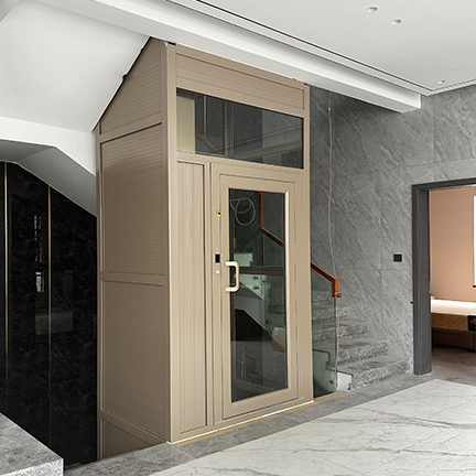 Two-story small home villa elevator